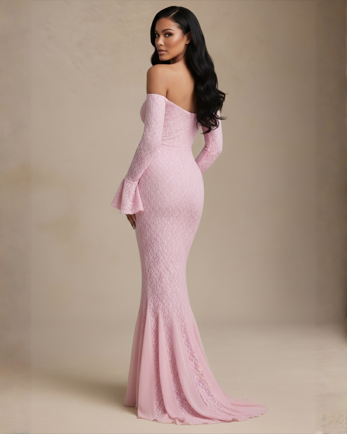 The Lydia Maxi Dress - Baby Pink