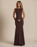 The Reagan Maxi Dress - Brown