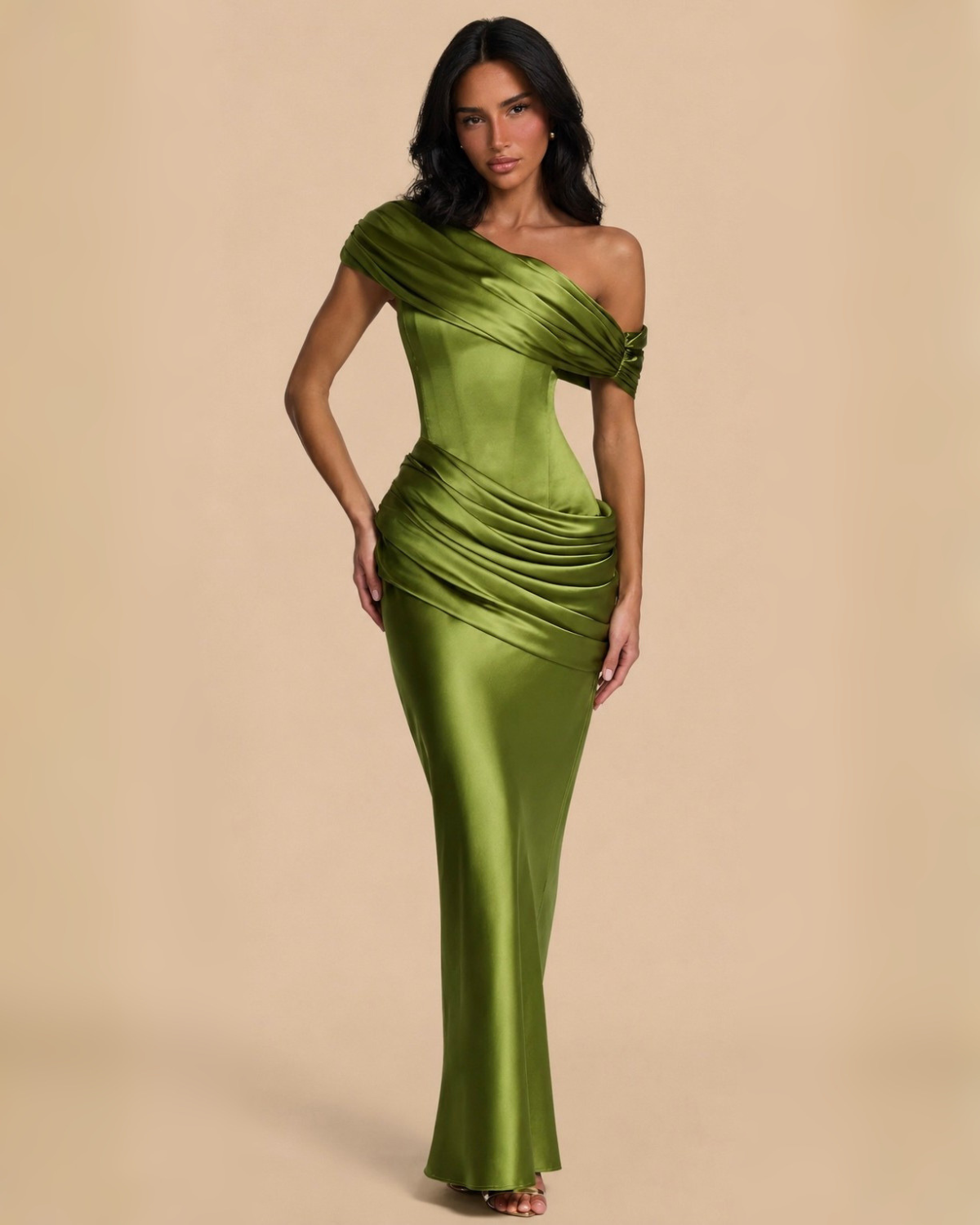 The Laverna Maxi Dress - Green