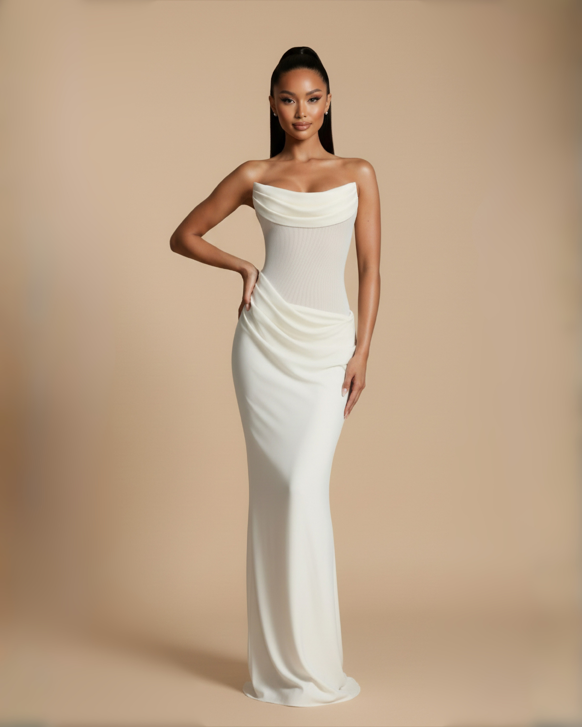 The Jessamine Maxi Dress - White
