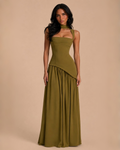 The Stephanie Maxi Dress - Olive