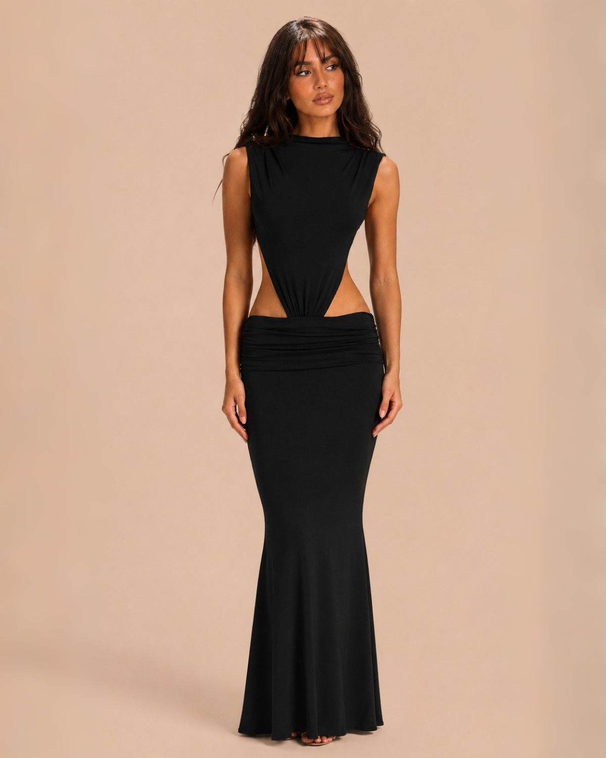 The Chantelle Maxi Dress - Black