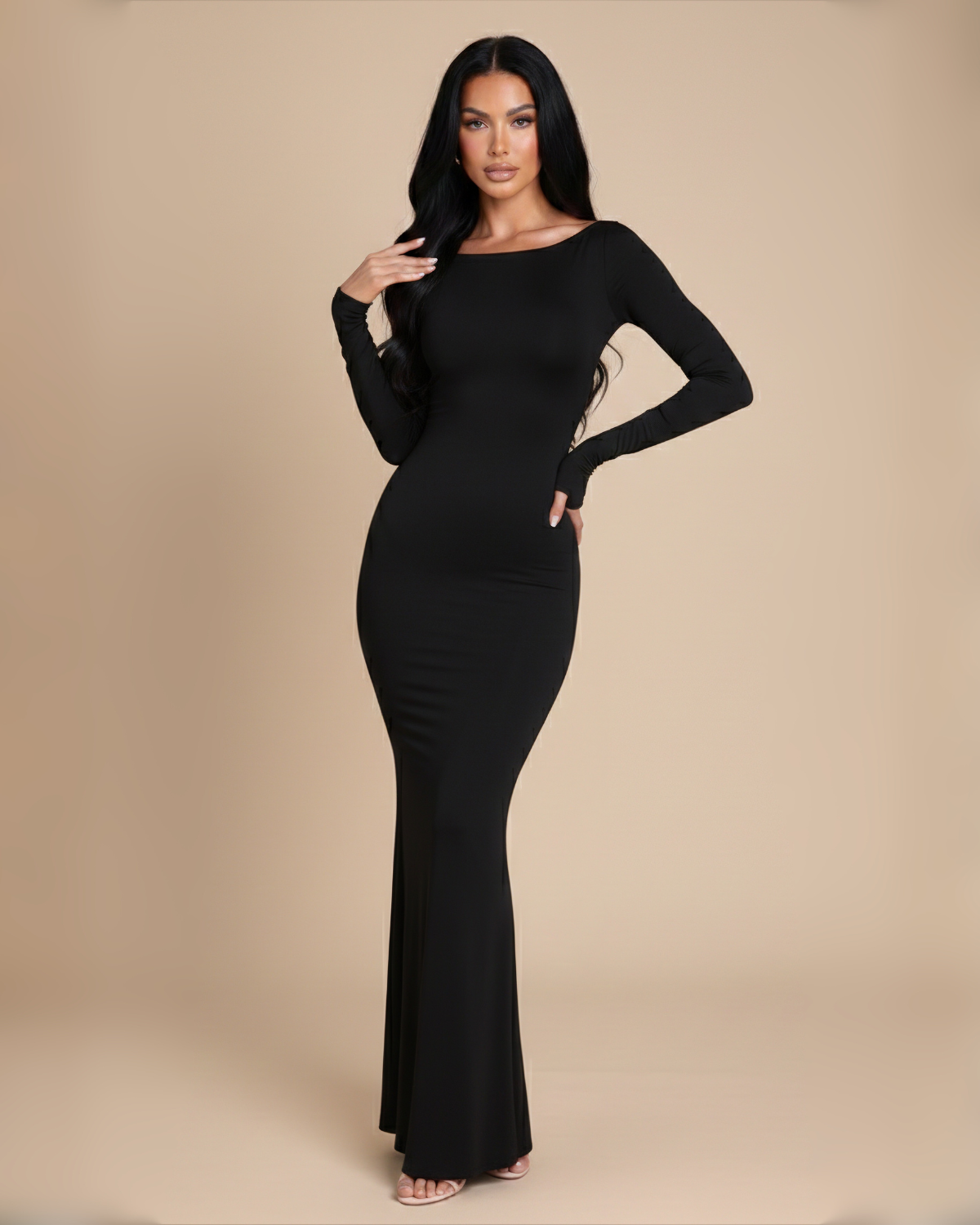 The Maya Maxi Dress - Black