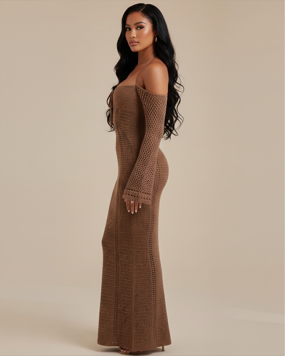 The Tatiana Maxi Dress - Brown