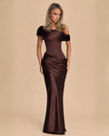 The Laverna Maxi Dress - Brown