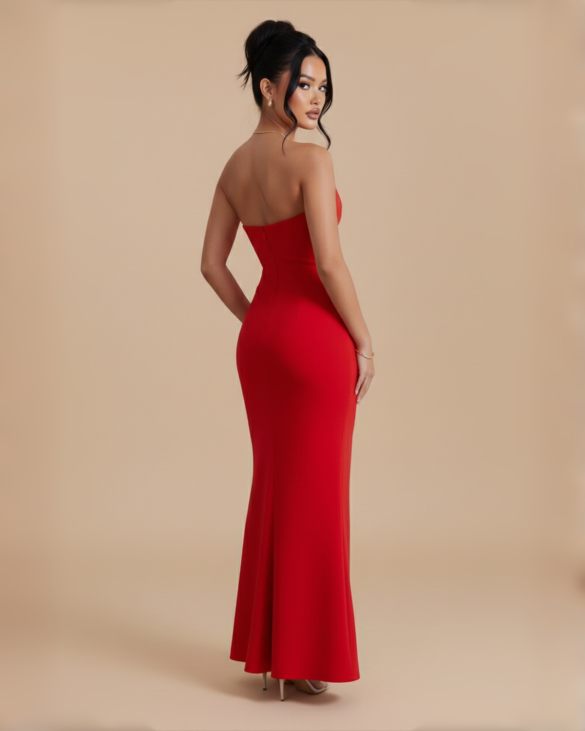 The Marianna Maxi Dress - Red