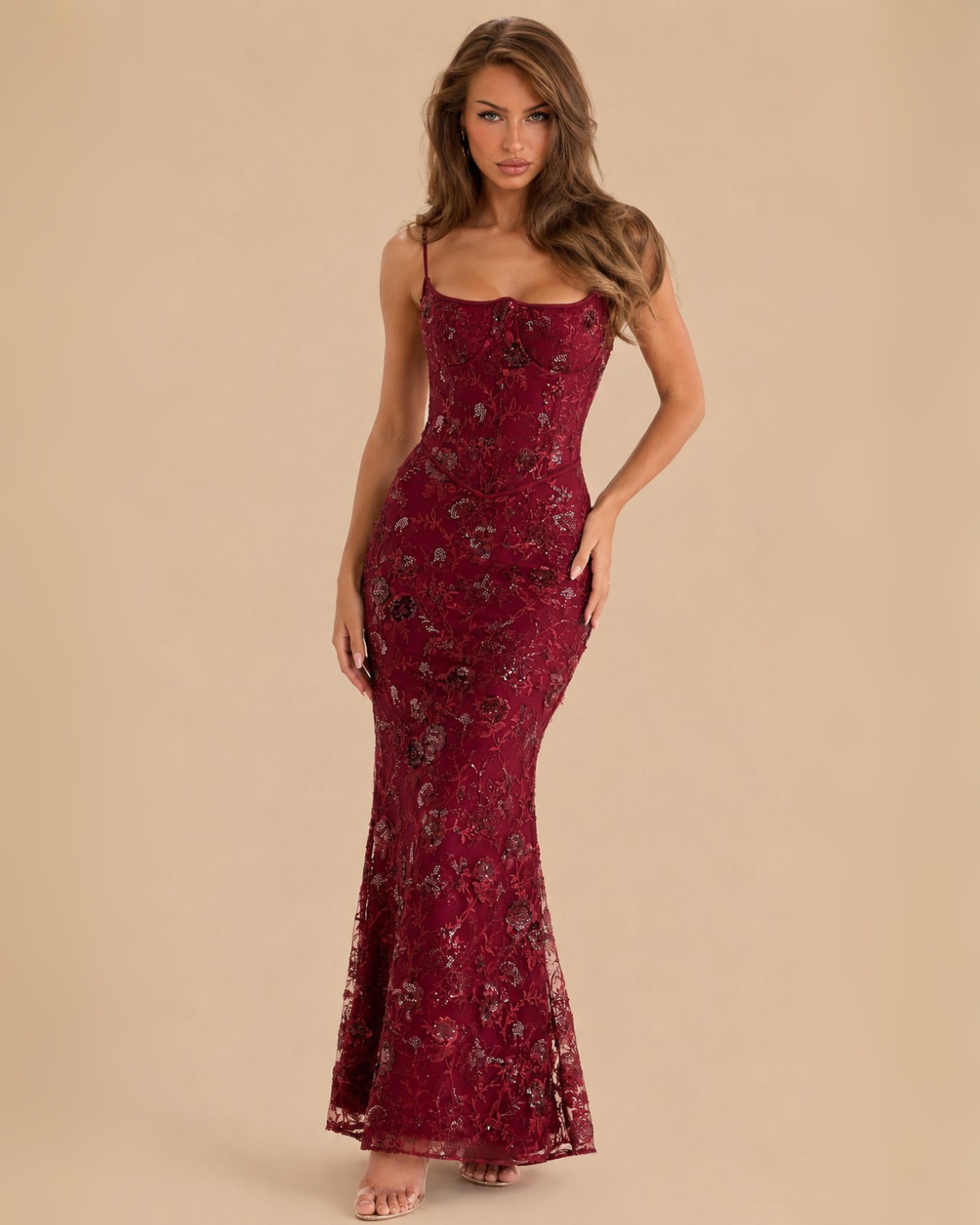 The Eloise Maxi Dress - Red