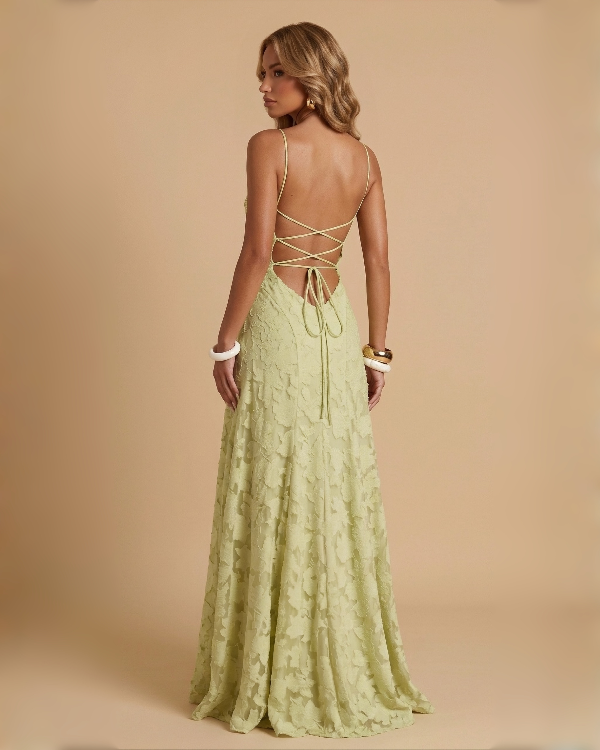 The Lola Maxi Dress - Light Green