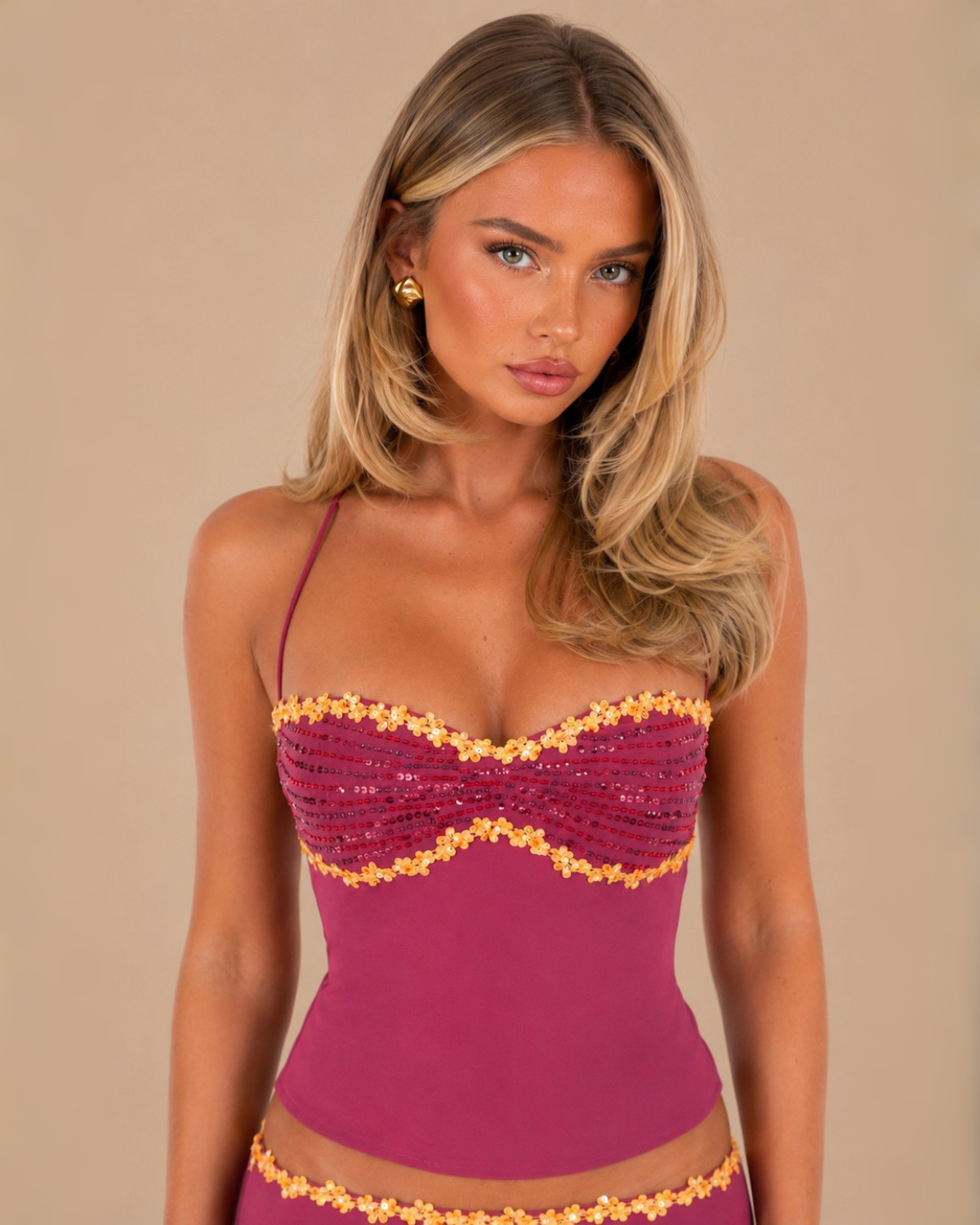 The Isla Skirt Set - Pink