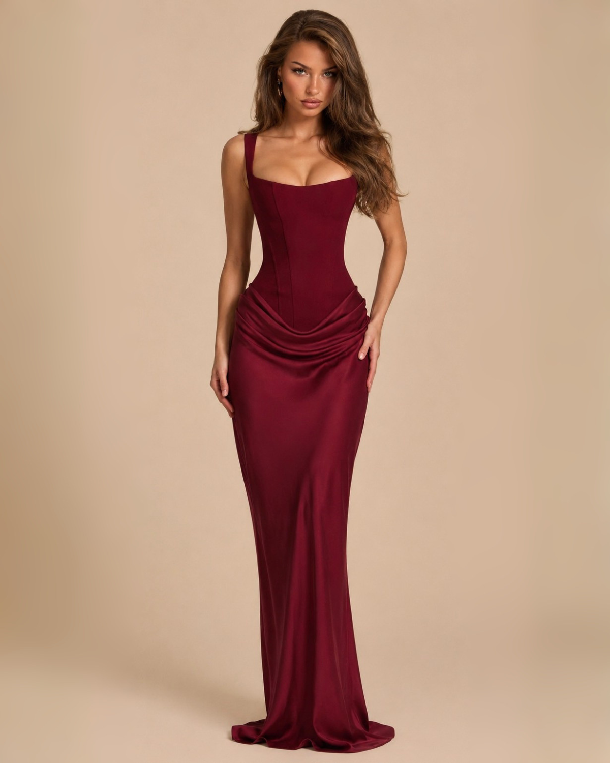 The Seraphina Maxi Dress - Red