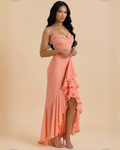 The Maliyah Maxi Dress - Peach