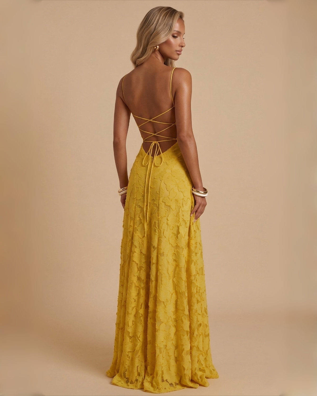 The Lola Maxi Dress - Yellow