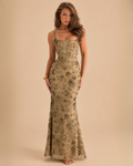 The Eloise Maxi Dress - Olive
