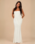 The Ziya Maxi Dress - White