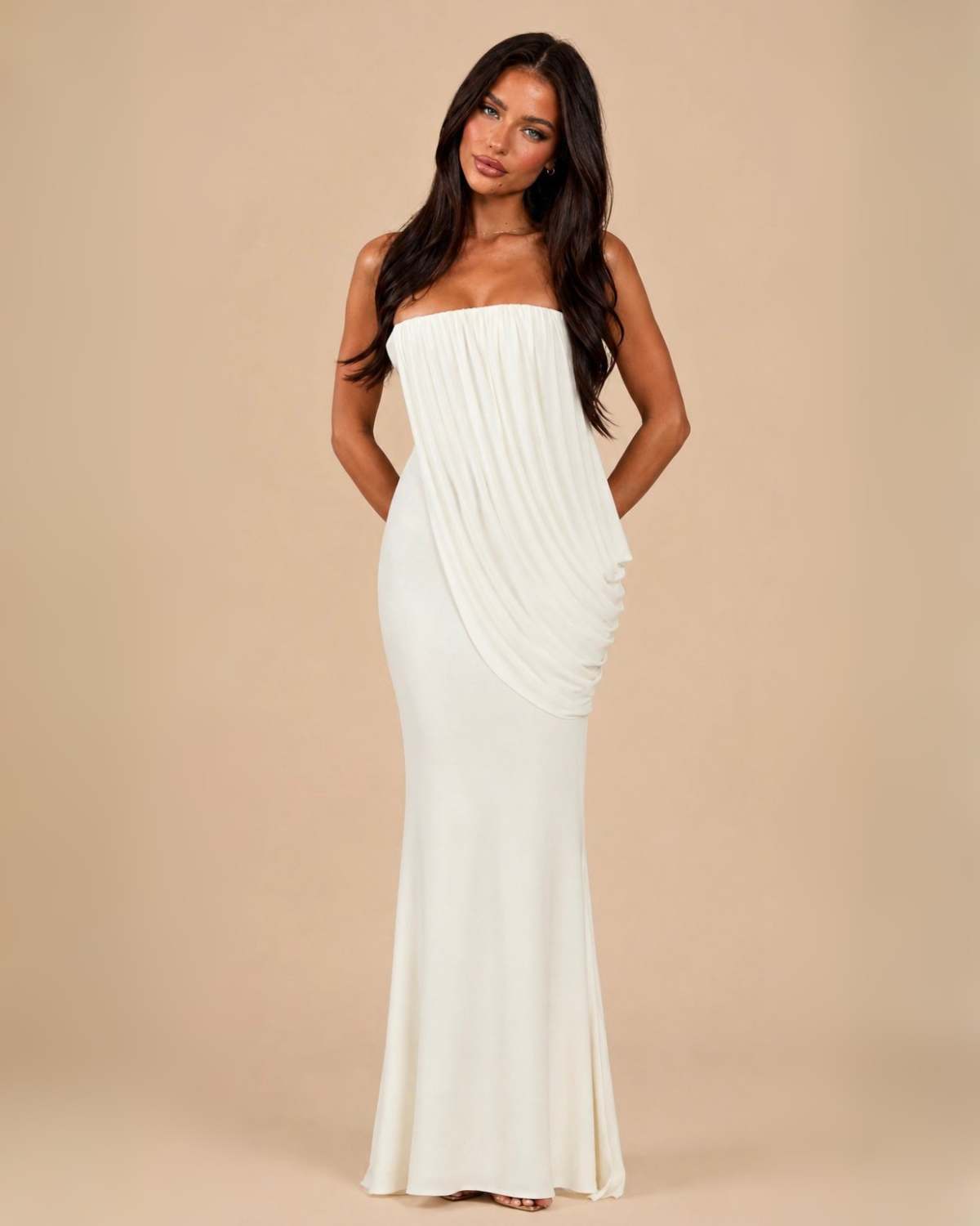 The Ziya Maxi Dress - White