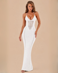 The Menita Maxi Dress - White