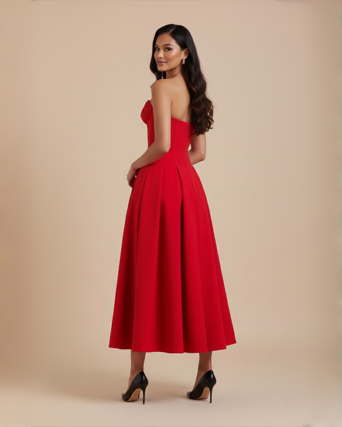 The Josephine Maxi Dress - Red