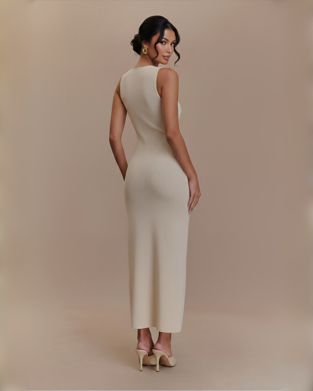 The Odele Maxi Dress - Cream