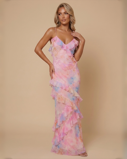The Blossom Maxi Dress - Pink