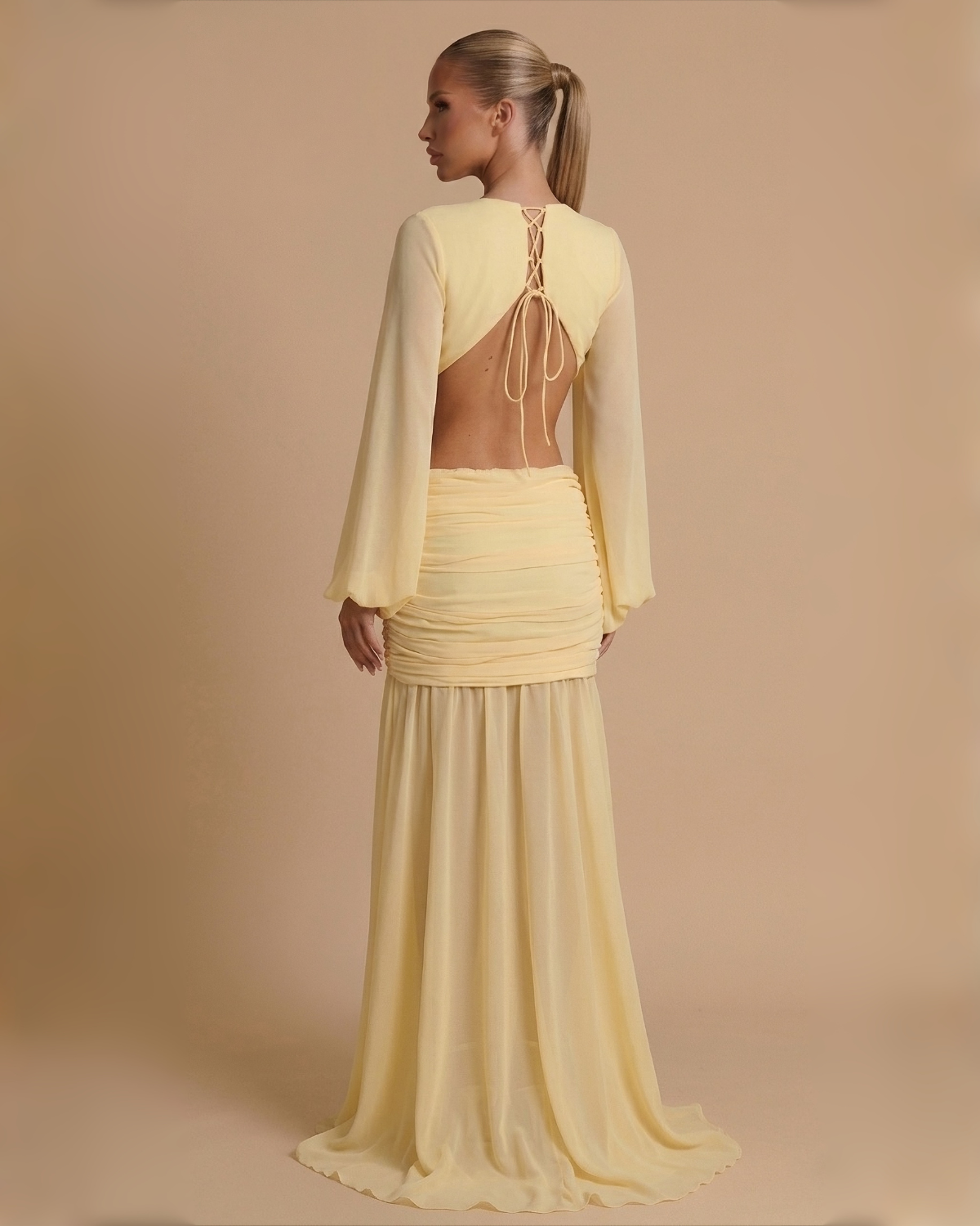 The Sasha Maxi Dress - Yellow