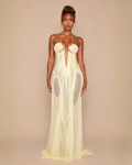 The Kiana Maxi Dress - Butter Yellow