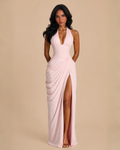 The Cyra Maxi Dress - Baby Pink