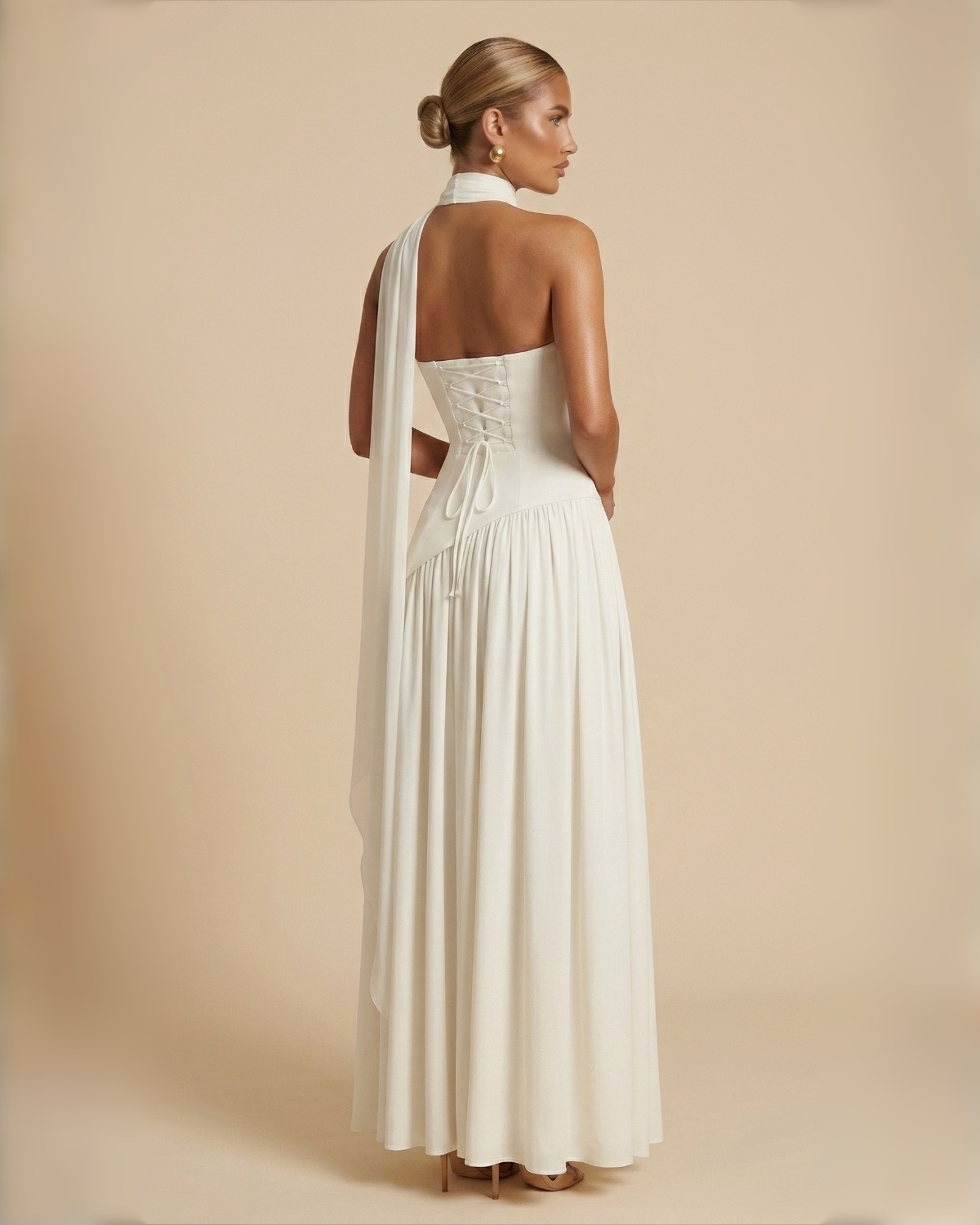 The Elizabeth Maxi Dress - White