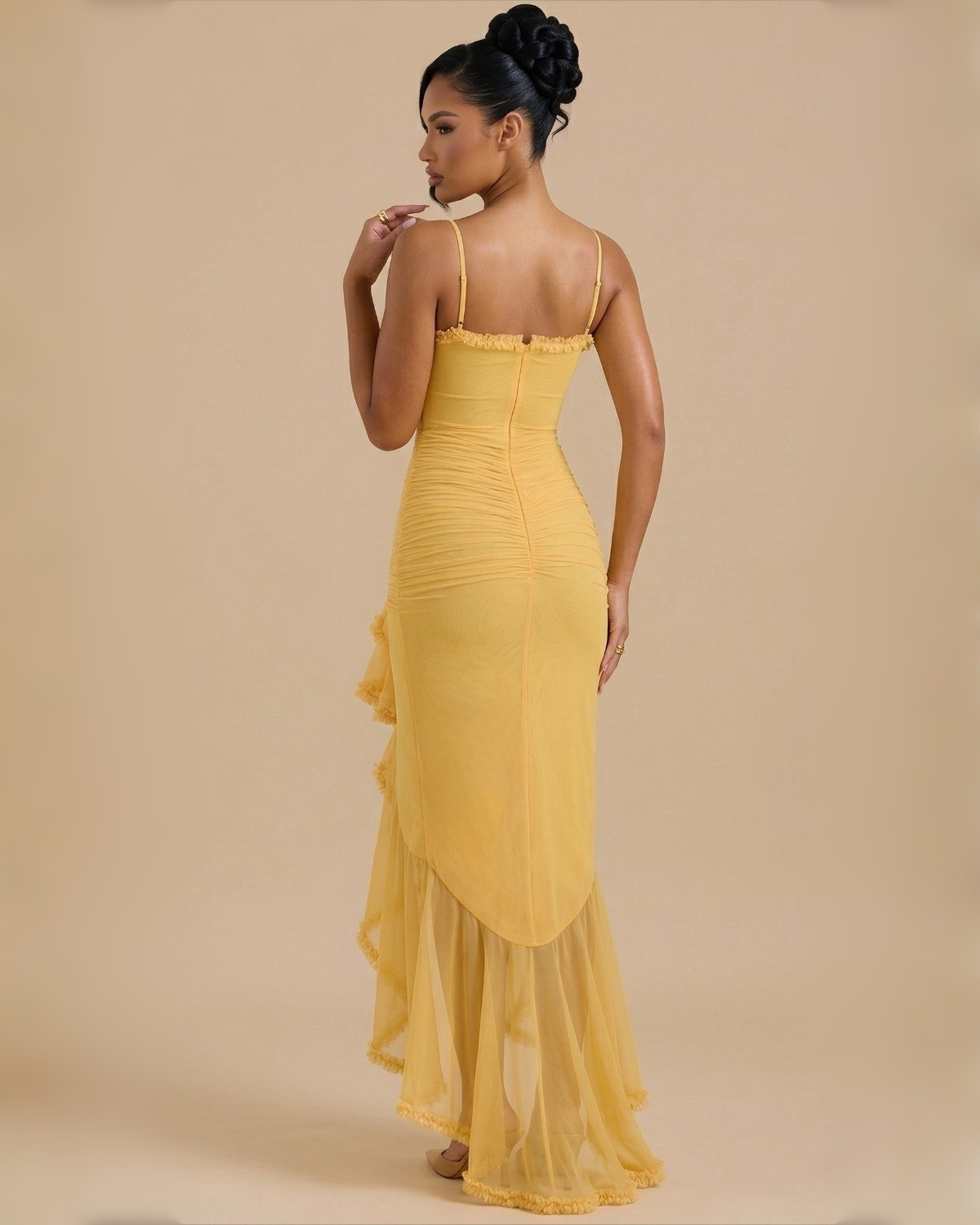 The Maliyah Maxi Dress - Yellow
