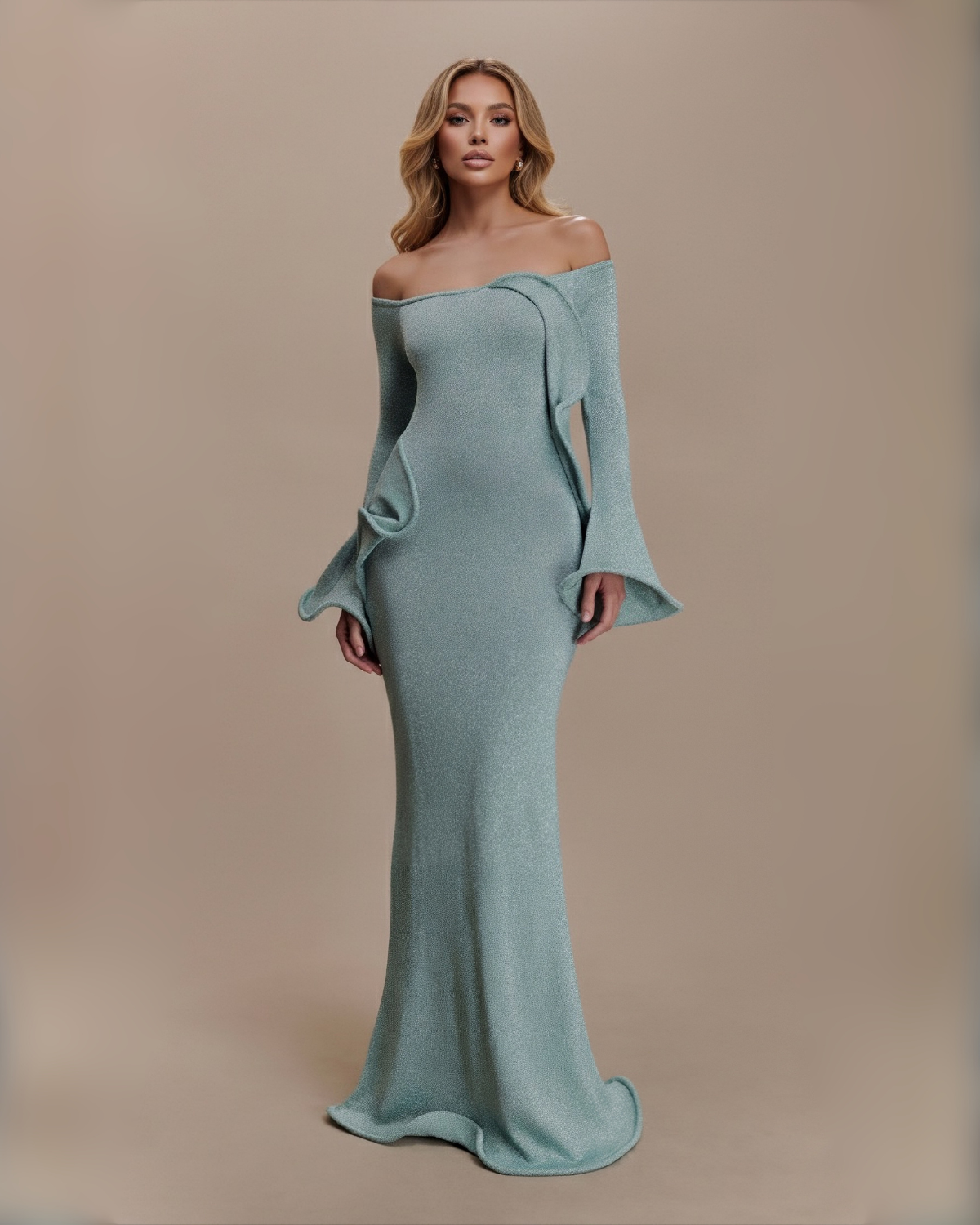 The Navaeh Maxi Dress - Mint