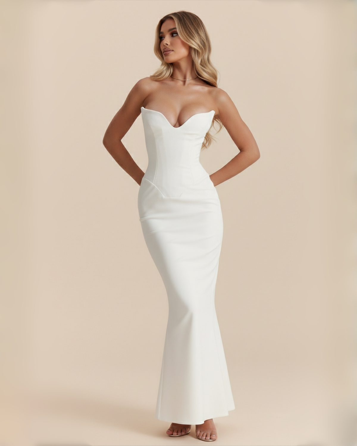 The Marianna Maxi Dress - White
