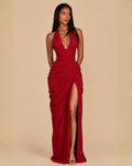 The Cyra Maxi Dress - Red
