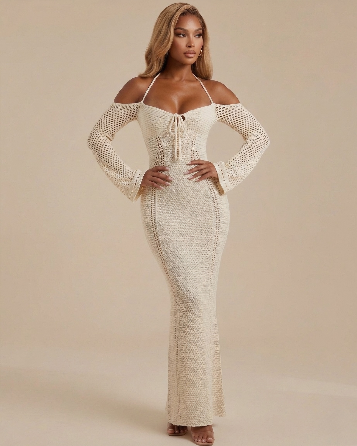 The Tatiana Maxi Dress - Cream