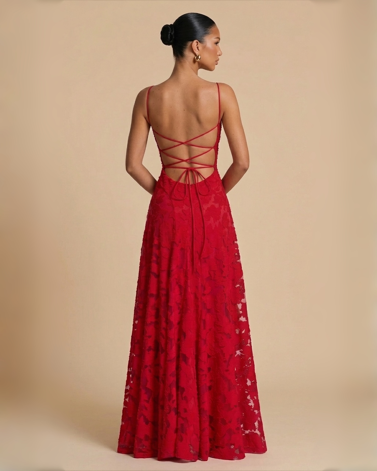 The Lola Maxi Dress - Red