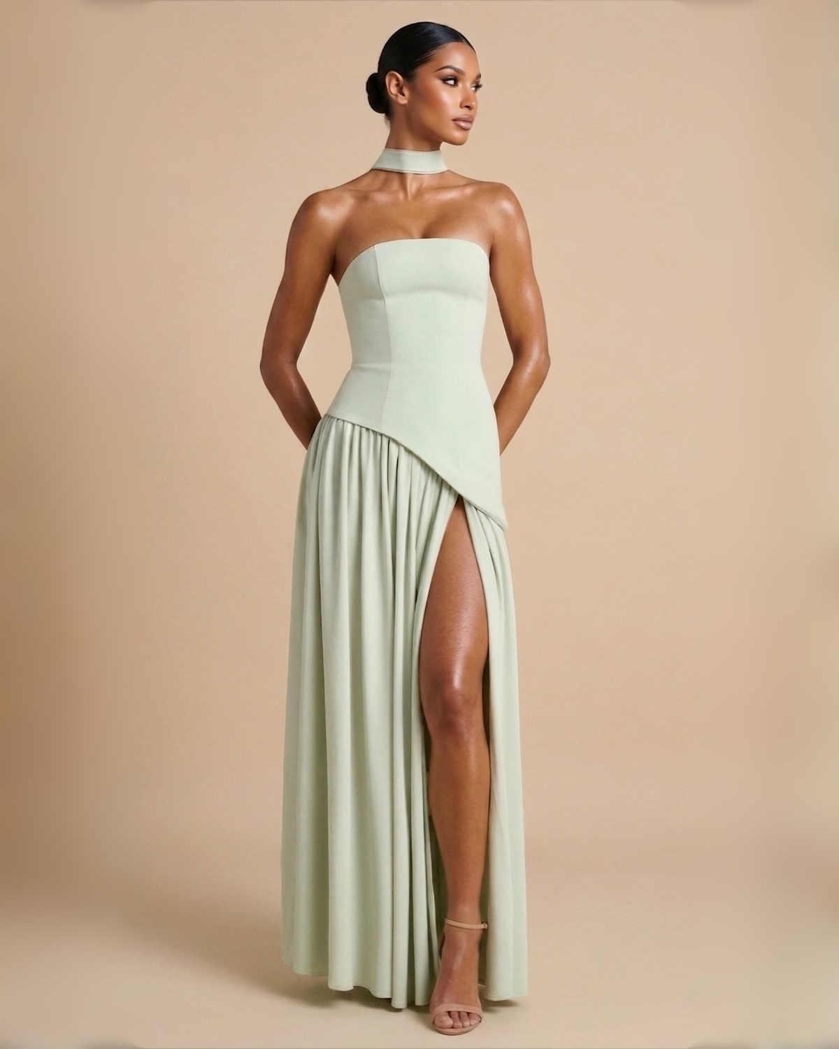 The Elizabeth Maxi Dress - Mint