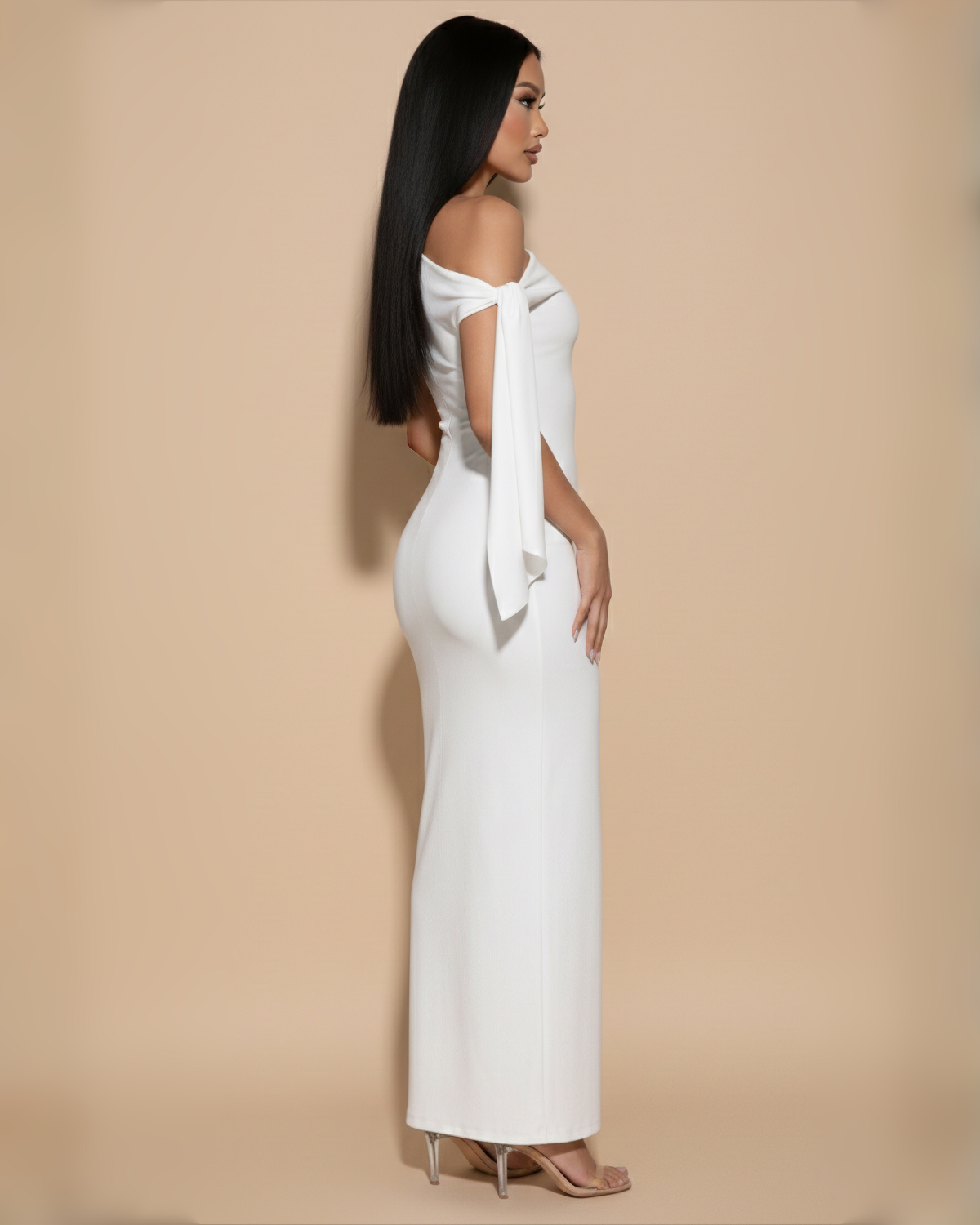 The Lavine Maxi Dress - White