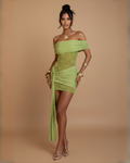 The Leah Mini Dress - Green