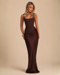 The Seraphina Maxi Dress - Brown