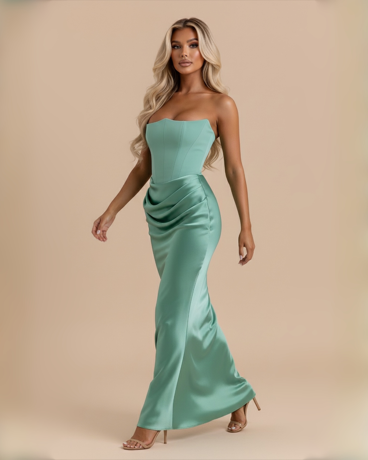 The Laura Maxi Dress - Mint