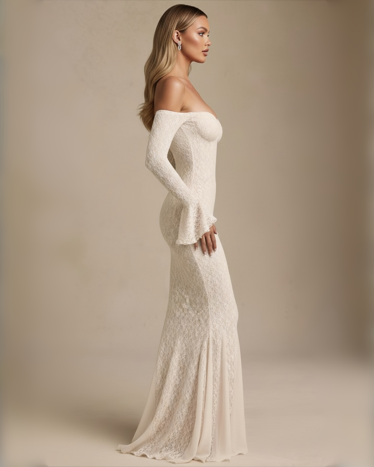 The Lydia Maxi Dress - White