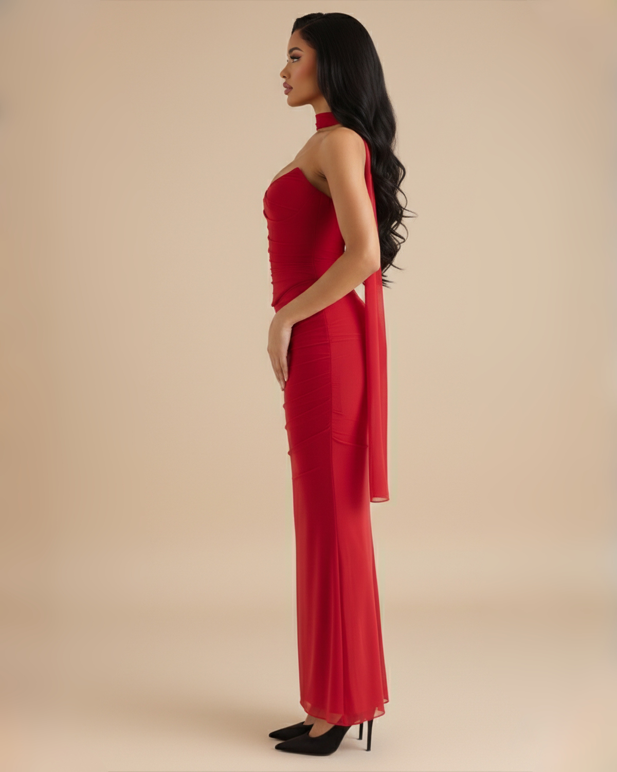 The Leilani Skirt Set - Red