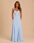 The Minette Maxi Dress - Baby Blue