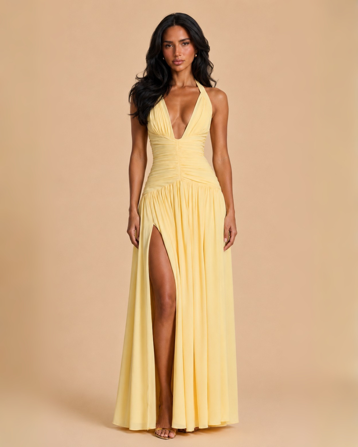 The Kelly Maxi Dress - Yellow