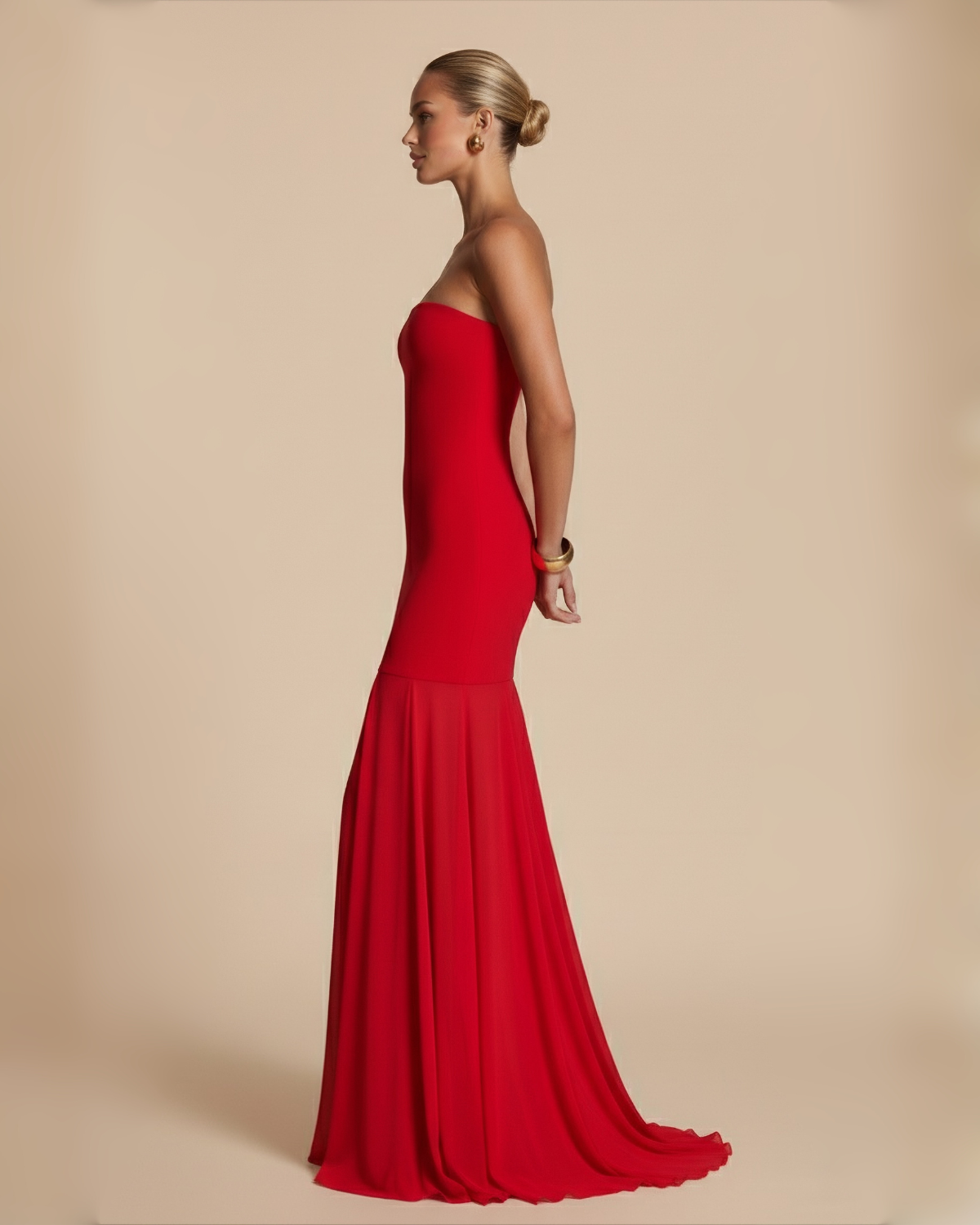 The Danya Maxi Dress - Red