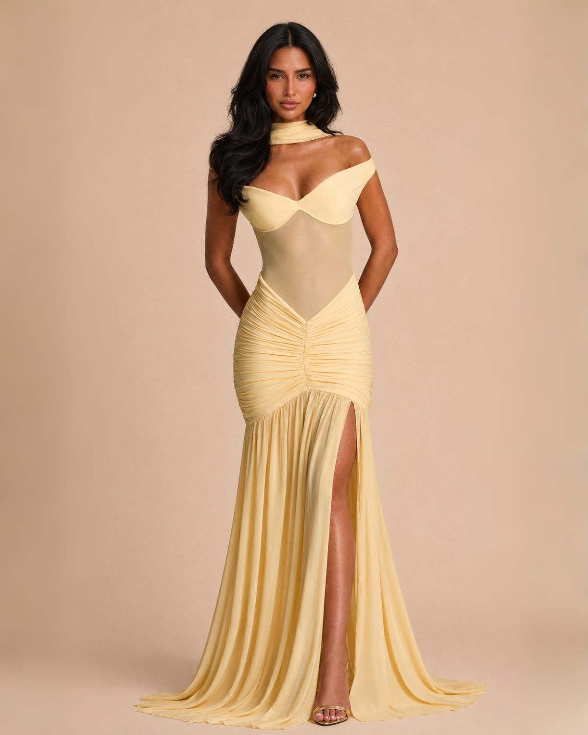 The Daphne Maxi Dress - Yellow