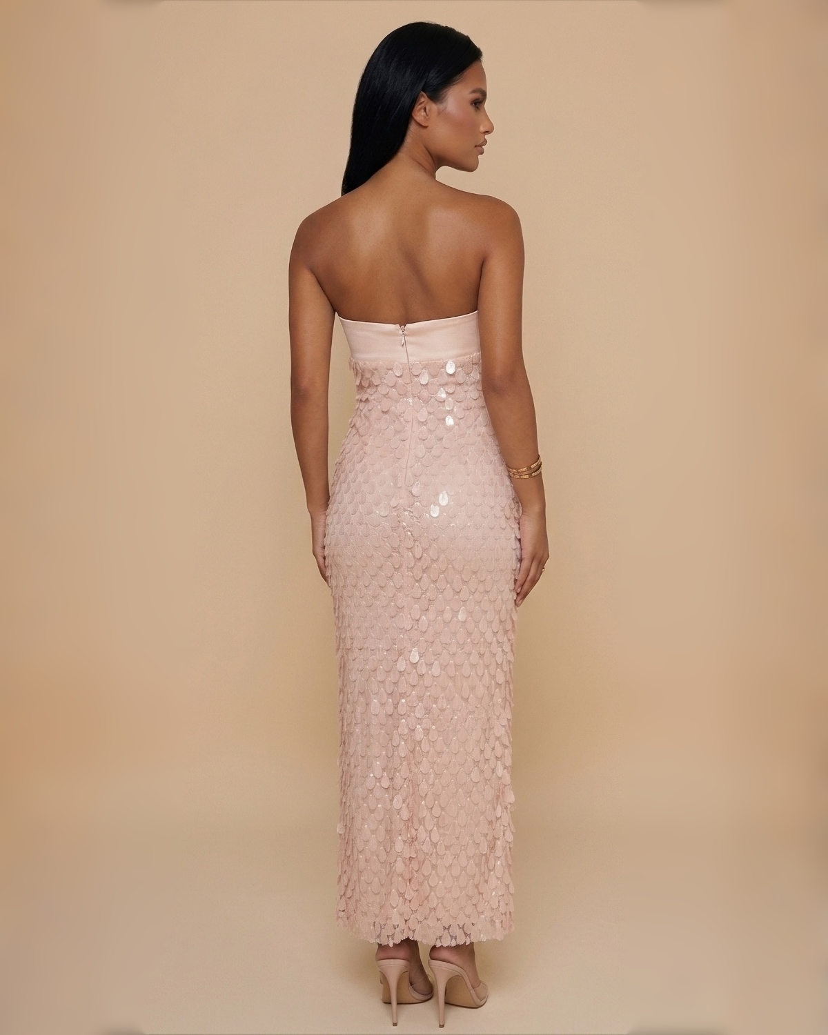 The Celeste Maxi Dress - Blush