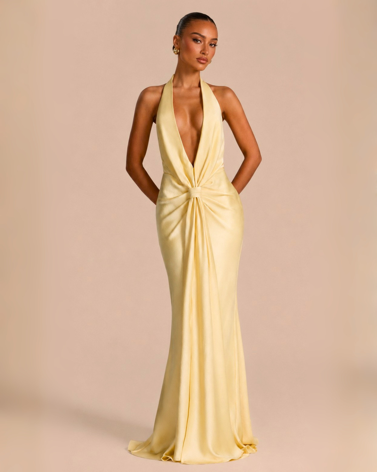 The Lusia Maxi Dress - Yellow