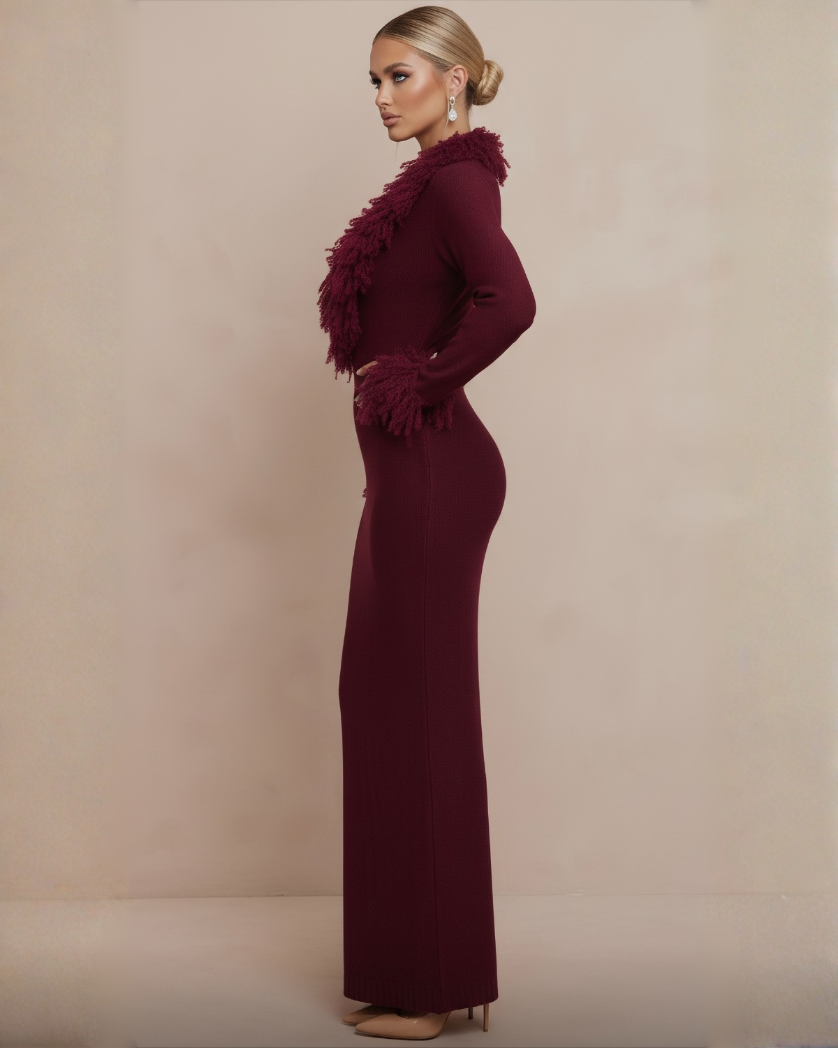 The Anastasia Knit Maxi Dress