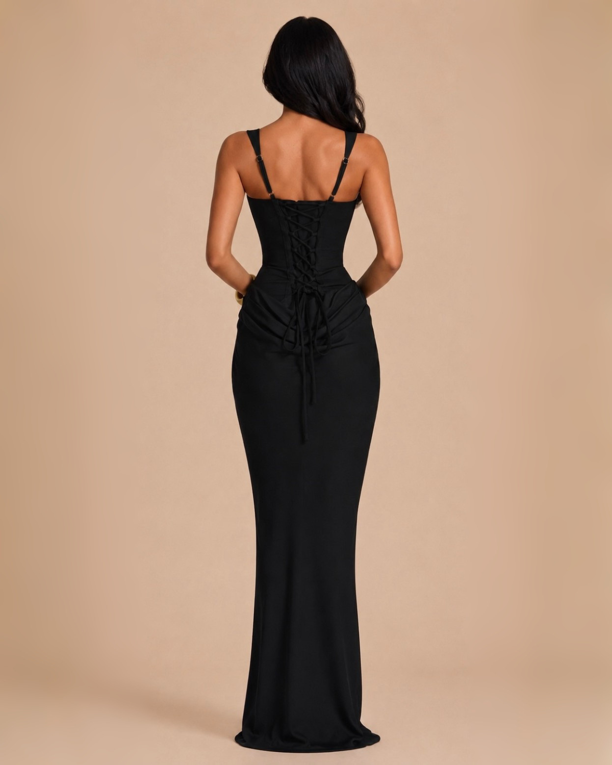 The Seraphina Maxi Dress - Black