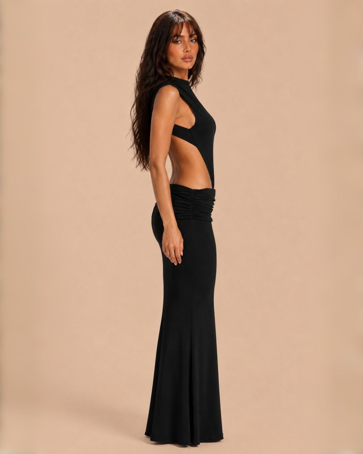 The Chantelle Maxi Dress - Black