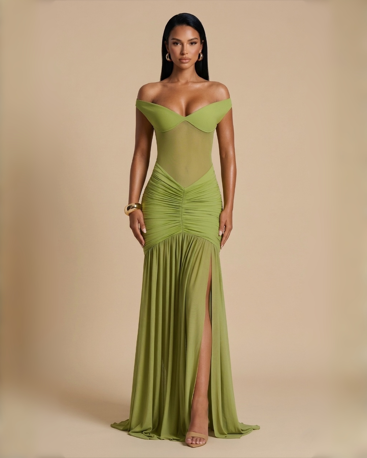 The Daphne Maxi Dress - Green